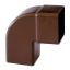 Immagine di CURVA CHIUSA PVC TESTA DI MORO 100x100 MM