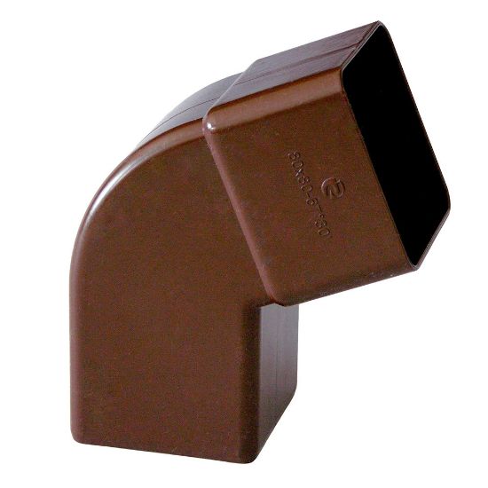 Immagine di CURVA APERTA PVC TESTA DI MORO 80x80 MM