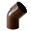 Immagine di CURVA APERTA PVC TESTA DI MORO DIAMETRO 80 MM