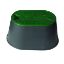 Immagine di POZZETTO OVALE LX CON COPERCHIO INCERNIERATO - BASE INFERIORE 32,5x21,5 CM BASE SUPERIORE 27x16 CM H 18 CM