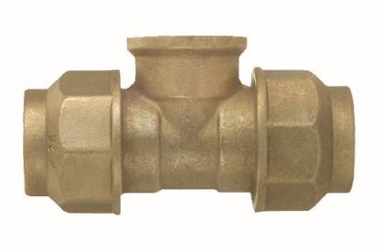 Immagine di TEE OTTONE Ø 20x1/2" FX20 MM A STRINGERE