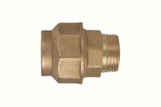 Immagine di RACCORDO OTTONE DRITTO Ø 63 MM 2" MASCHIO A STRINGERE