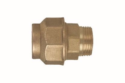 Immagine di RACCORDO OTTONE DRITTO Ø 20 MM 1/2" MASCHIO A STRINGERE