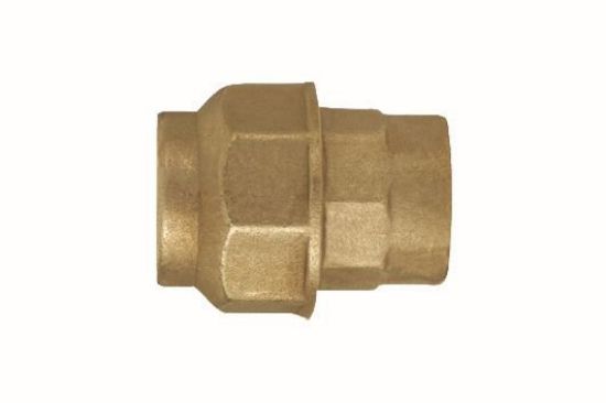 Immagine di RACCORDO OTTONE DRITTO Ø 20 MM 1/2" FEMMINA A STRINGERE