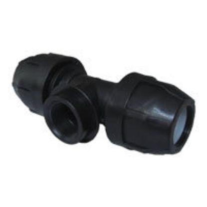 Immagine di TEE FEMMINA Ø 20x1/2"FX20 MM A STRINGERE PER POLIETILENE