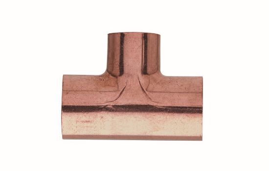 Immagine di RACCORDO A TEE RIDOTTO IN RAME A SALDARE Ø 28X18X28 MM