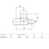 Immagine di RACCORDO A TEE RIDOTTO IN RAME A SALDARE Ø 16X16X12 MM