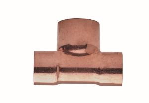 Immagine di RACCORDO A TEE RIDOTTO IN RAME A SALDARE Ø 14x18x14 MM