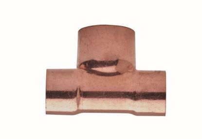 Immagine di RACCORDO A TEE RIDOTTO IN RAME A SALDARE Ø 12x14x12 MM