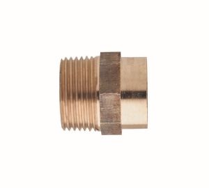 Immagine di RACCORDO FEMMINA FILETTATO MASCHIO DRITTO IN BRONZO A SALDARE Ø 22 MM 3/4"