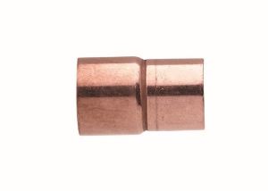 Immagine di MANICOTTO RIDOTTO MASCHIO/FEMMINA CON BATTUTA IN RAME A SALDARE Ø 22x14 MM