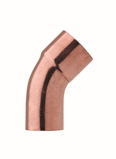 Immagine di CURVA RAME A SALDARE A 45° Ø 54 MM MASCHIO/FEMMINA