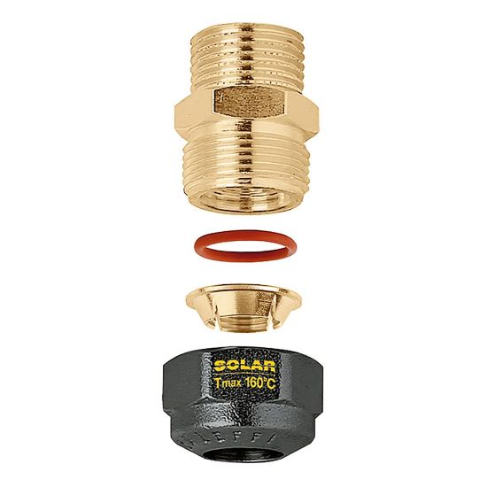 Immagine di RACCORDO O-RING DRITTO Ø 22 MM 3/4" MASCHIO PER SOLARE