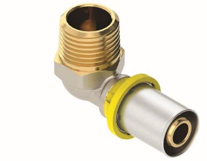 Immagine di GOMITO MASCHIO MULTIGAS Ø 20 MM 1/2"