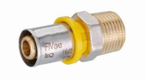 Immagine di RACCORDO DRITTO MASCHIO MULTIGAS NICHELATO Ø 20 MM 3/4"