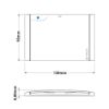 Immagine di TECO K4 B03 PLACCAMM135x90 BIANCA x KIT VALVOLA K4.0