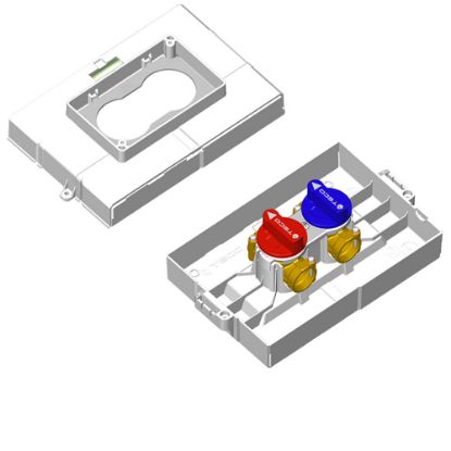 Immagine di TECO K4.0 KIT VALVOLA ACQUA CALDA-FREDDA FASTEC F13 DN15
