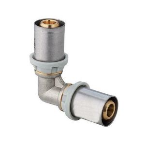 Immagine di RACCORDO A GOMITO INTERMEDIO NICHELATO Ø 20X20 MM FIVPRESS