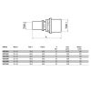 Immagine di MANICOTTO RIDOTTO Ø 40x26 MM FIVPRESS