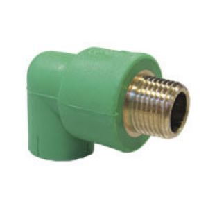 Immagine di GOMITO A 90° FILETTATO MASCHIO Ø 25 MM PER 3/4" POLYSYSTEM