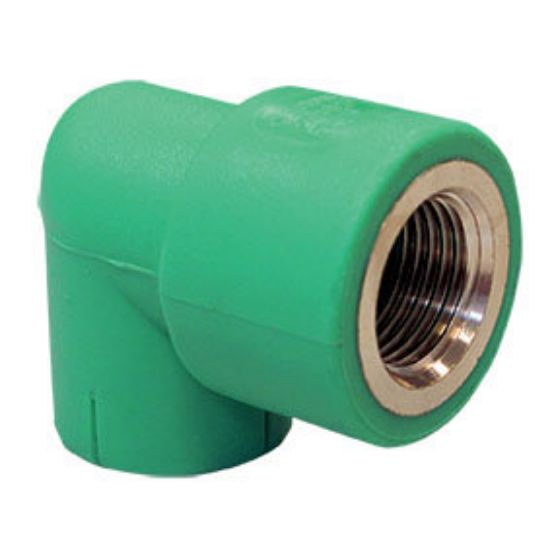 Immagine di GOMITO A 90° FILETTATO FEMMINA Ø 25 MM PER 3/4" POLYSYSTEM