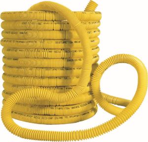 Immagine di GUAINA GIALLA ESTENSIBILE PER TUBAZIONI GAS Ø 40 MM ROTOLO 50 MT