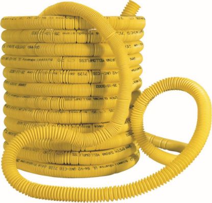 Immagine di GUAINA GIALLA ESTENSIBILE PER TUBAZIONI GAS Ø 25 MM ROTOLO 50 MT