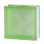 Immagine di VETROMATTONE VERDE ONDULATO SATINATO 19x19 CM