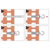 Immagine di TASSELLO NYLON CON GANCIO MEDIO Ø 12x46 MM BLISTER 4 PZ