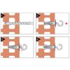 Immagine di TASSELLO NYLON CON OCCHIOLO APERTO Ø 9x40 MM BLISTER 6 PZ