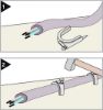 Immagine di COLLARE PVC CON CHIODO Ø 15 - 16 MM BLISTER 15 PZ