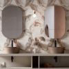 Immagine di DECORO CERAMICA PASTA BIANCA RETTIFICATO ALLURE EDEN 60x120 CM SPESSORE 7 MM ELIOS