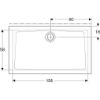 Immagine di PIATTO DOCCIA 60 RETTANGOLARE 120x70 H 6 CM BIANCO GEBERIT