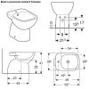 Immagine di BIDET FANTASIA A TERRA DISTANZIATO MONOFORO GEBERIT