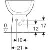 Immagine di BIDET SELNOVA FILO PARETE MONOFORO CERAMICA BIANCA GEBERIT