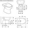 Immagine di BIDET SELNOVA A TERRA DISTANZIATO MONOFORO CERAMICA BIANCA GEBERIT
