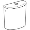 Immagine di CASSETTA SELNOVA DUO PER VASO MONOBLOCCO CERAMICA BIANCA GEBERIT