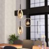 Immagine di LAMPADA EGLO IPSDEN - STRUTTURA IN ACCIAIO / FINITURA METALLO DIFFUSORE IN LEGNO / FINITURA BRUNITO H1300 DIAMETRO 300