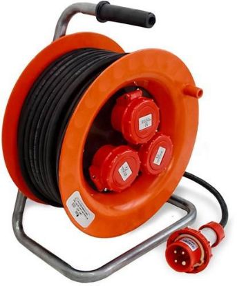 Immagine di AVVOLGICAVO 30MT 4X2,5 3X380V ROSI MATERIALE ELETTRICO