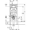 Immagine di CASSETTA PER CARTONGESSO DUOFIX SIGMA8 PER WC SOSPESO H 114 CM SCARICO MECCANICO GEBERIT