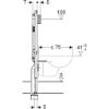 Immagine di CASSETTA PER CARTONGESSO DUOFIX SIGMA8 PER WC SOSPESO H 114 CM SCARICO MECCANICO GEBERIT