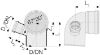Immagine di CURVA PP HTB ATTACCO DX Ø 110/50 MM