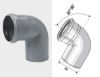 Immagine di CURVA PP Ø 32 MM 87°