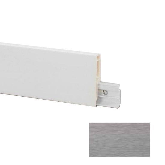 Immagine di BATTISCOPA PVC LINE 8613 DEC.1211 2500X80X15 MM (X LVT AUBIN) PROFILPAS