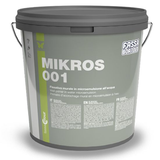 Immagine di FISSATIVO MURALE ACRILICO MIKROS 001 4 LT FASSA