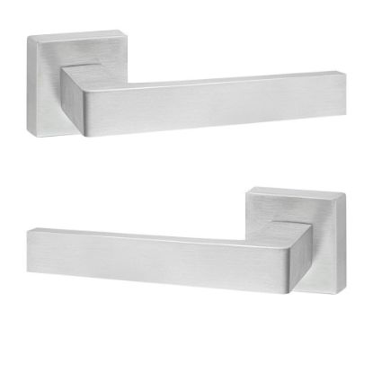 Immagine di MANIGLIA ICE QUADRA CROMO SATINATA FIMET