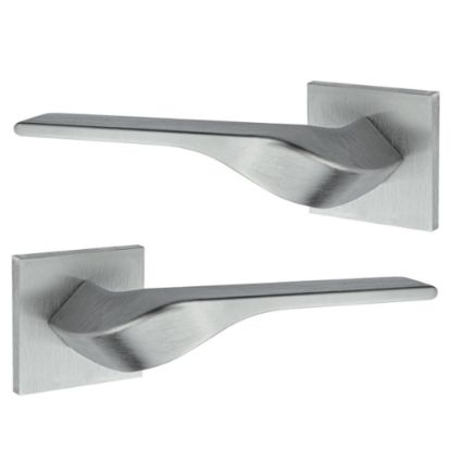 Immagine di MANIGLIA ALICIA QUADRA CROMO SATINATA FIMET