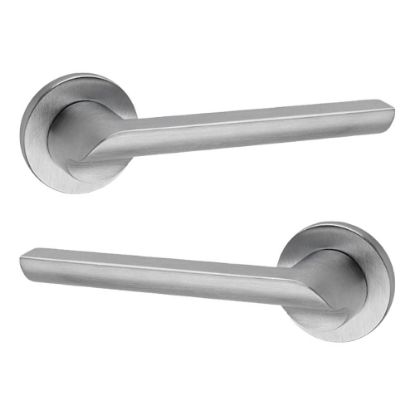 Immagine di MANIGLIA PUNTO TONDA CROMO SATINATA FIMET