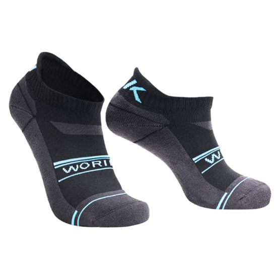 Immagine di CALZA ESTIVA ANTIODORE CORTO FOAM ODOUR FREE COLORE NERO-BLU TG. 40/43 CONFEZIONE DA UN PAIO ZERO 3