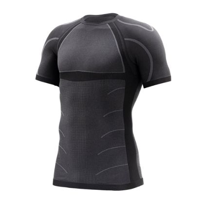 Immagine di T-SHIRT TERMICA UNDERWEAR BS160 NADAL NERO/ANTRACITE TG. L/XL ZERO 3
